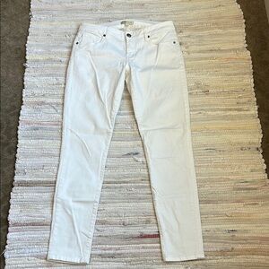 CAbi Women's White Skinny Jeans